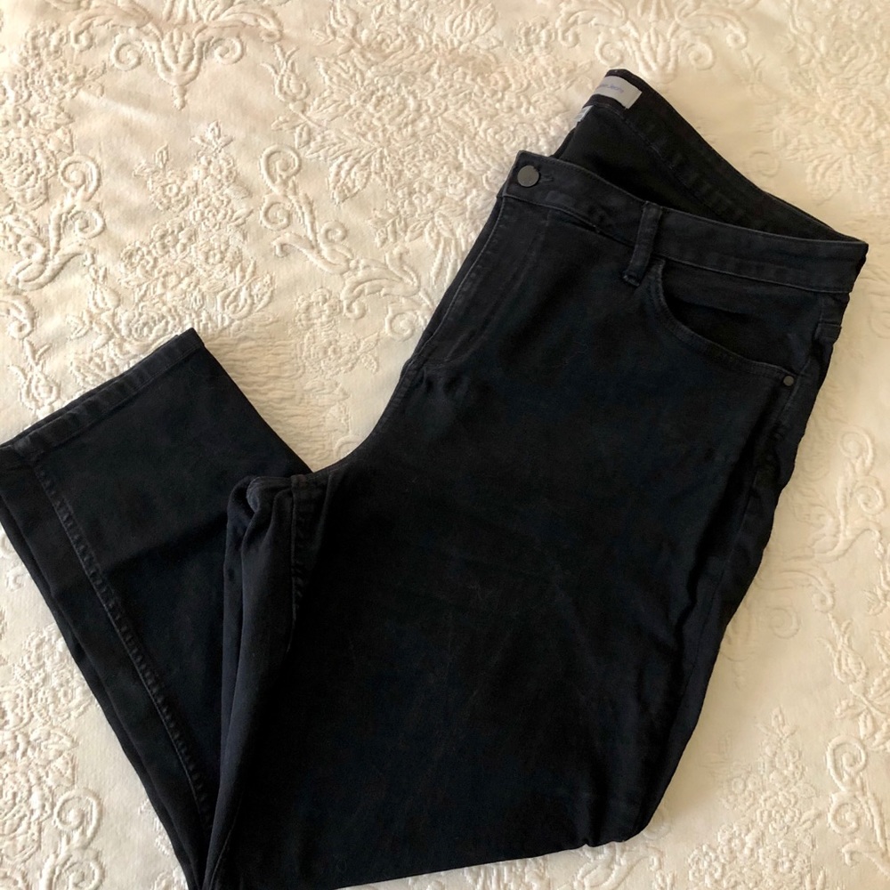 22W Calvin Klein Black Ankle Skinny Jeans